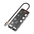 WiWU CB011 Transparent 11 IN 1 USB-C Hub